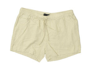 ASOS DESIGN Mens Tan Linen Blend Drawstring Shorts Size 2XL Casual Beach